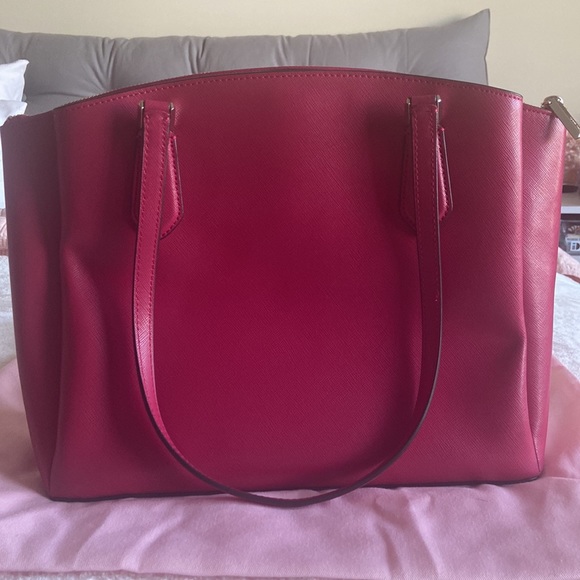 Booked Large Work Tote in Geranium - Picture 7 of 10